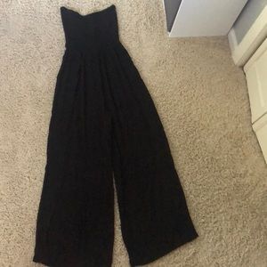 strapless jumpsuit
